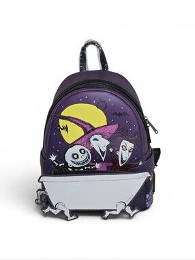 Loungefly NBC Lock Shock Barrel Glow Bathtub Mini Backpack NWT Disney